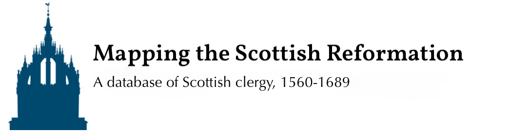 Mapping the Scottish Reformation logo